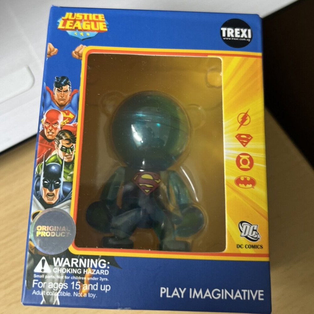 DC Justice League Trexi Superman Logo Action Figure Play Imaginative